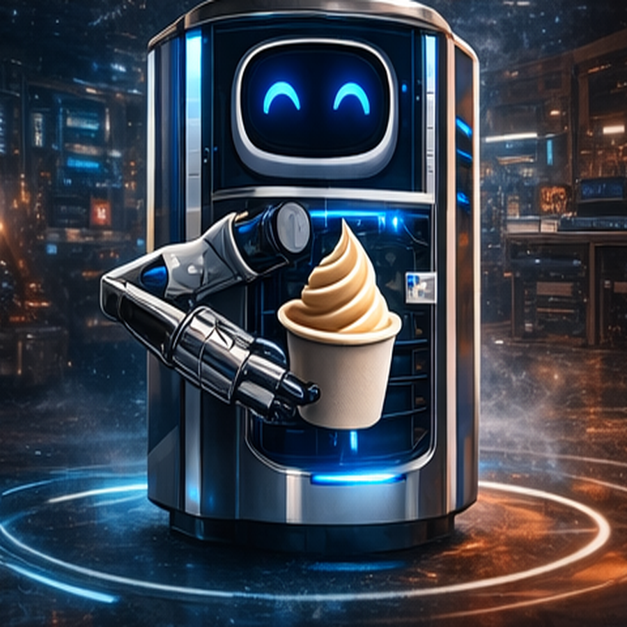 Robot Dondurma Otomatı